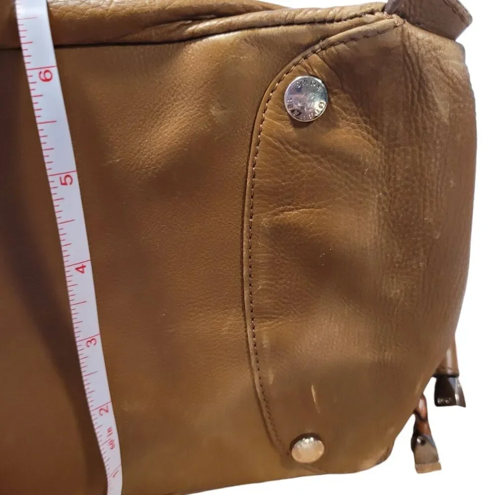 Michael Kors Caramel Leather Skorpios Hobo Style Bag